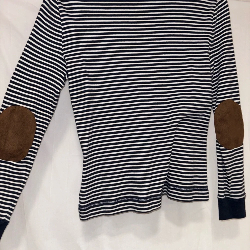 Ralph Lauren Navy & White Striped Crewneck Tee - Picture 4 of 4